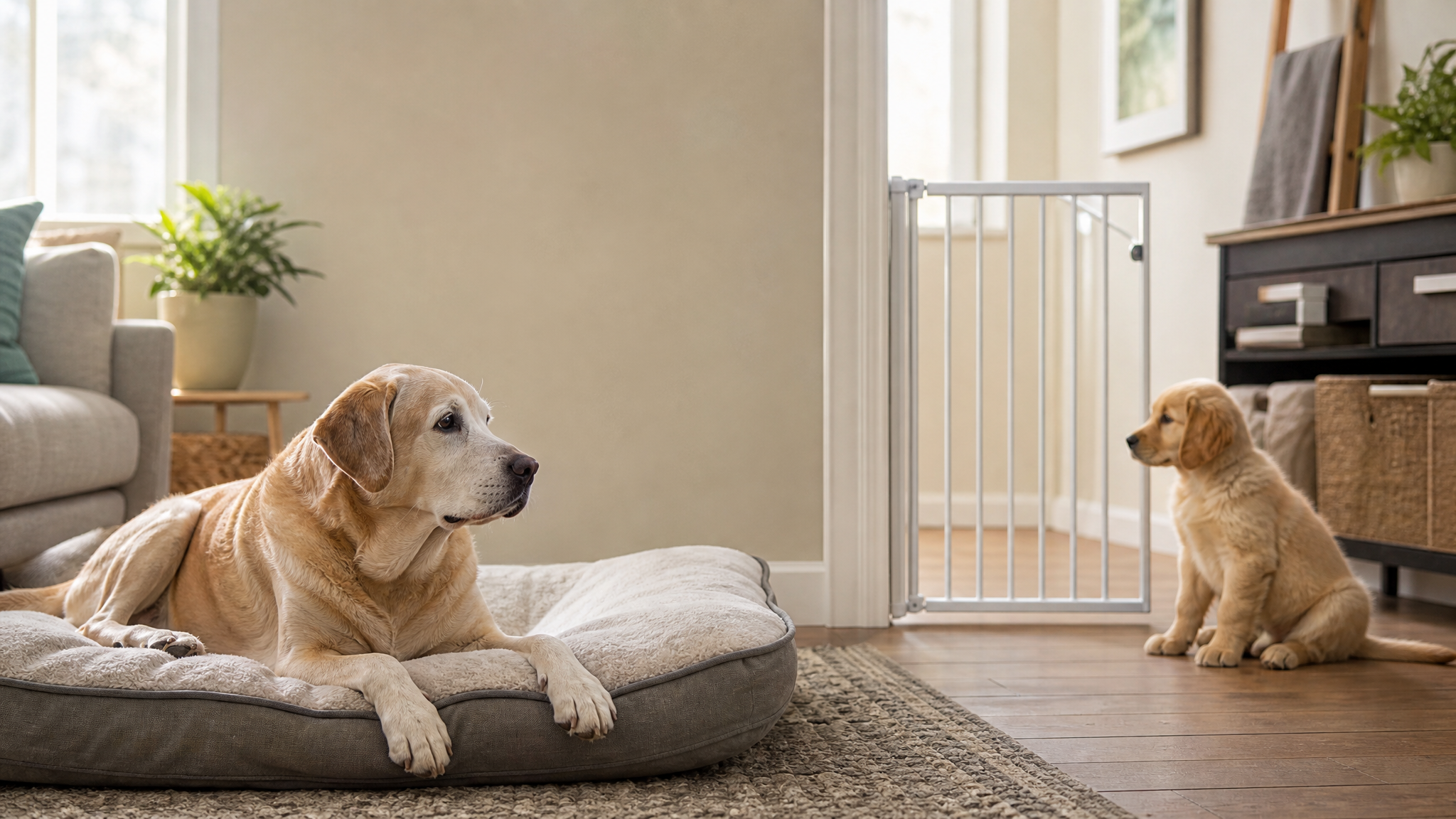 Will My Senior Dog and a New Puppy Get Along?