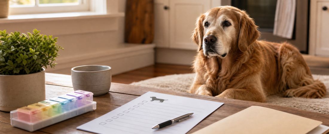 What to Track Before Your Senior Dog’s Vet Visit