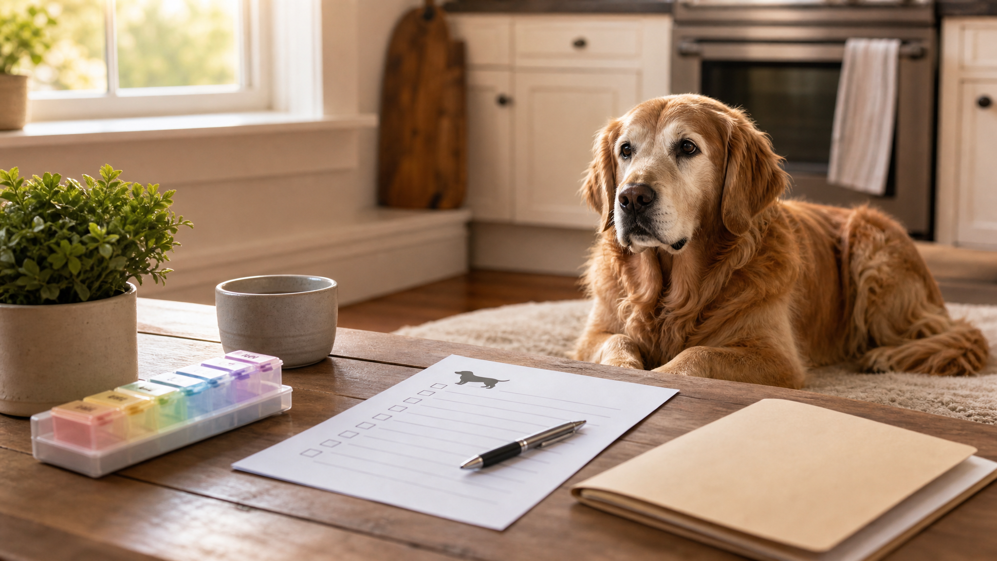 What to Track Before Your Senior Dog’s Vet Visit