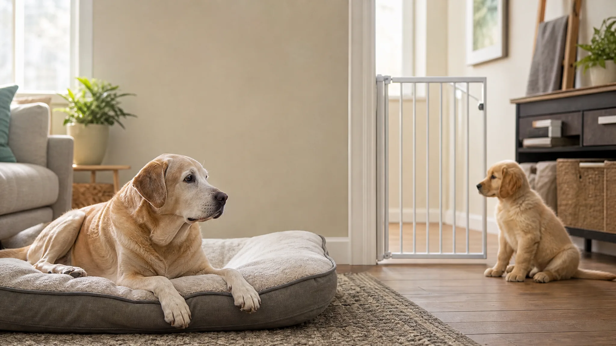 Will My Senior Dog and a New Puppy Get Along?